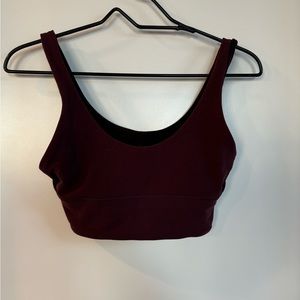 lululemon align reversible bra size 6 maroon
